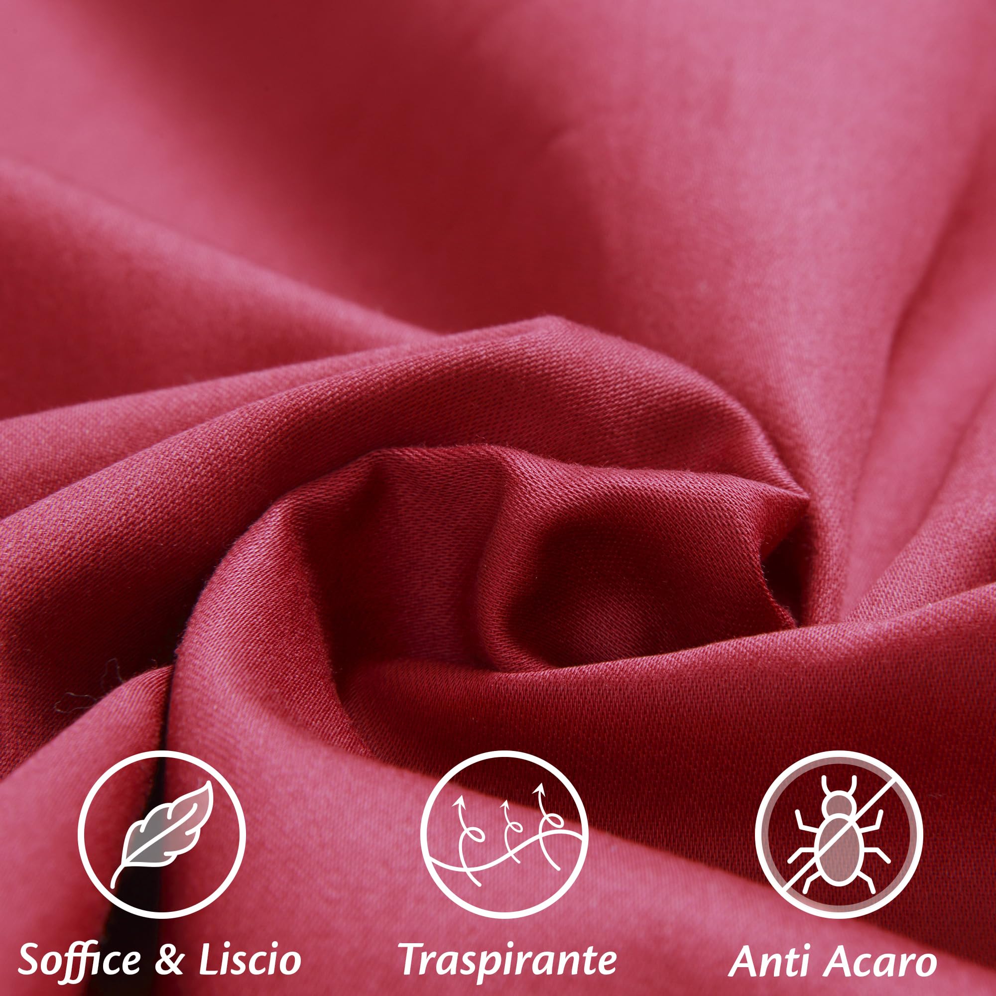 Flowen Federe Cuscini Divano 40x40 Set da 2 Copricuscini in Microfibra Fodere Lavabili e Resistenti 40 x 40 cm Tessuto 100% Poliestere Traspirante Anallergico Antiacaro Ideali per Arredo Casa