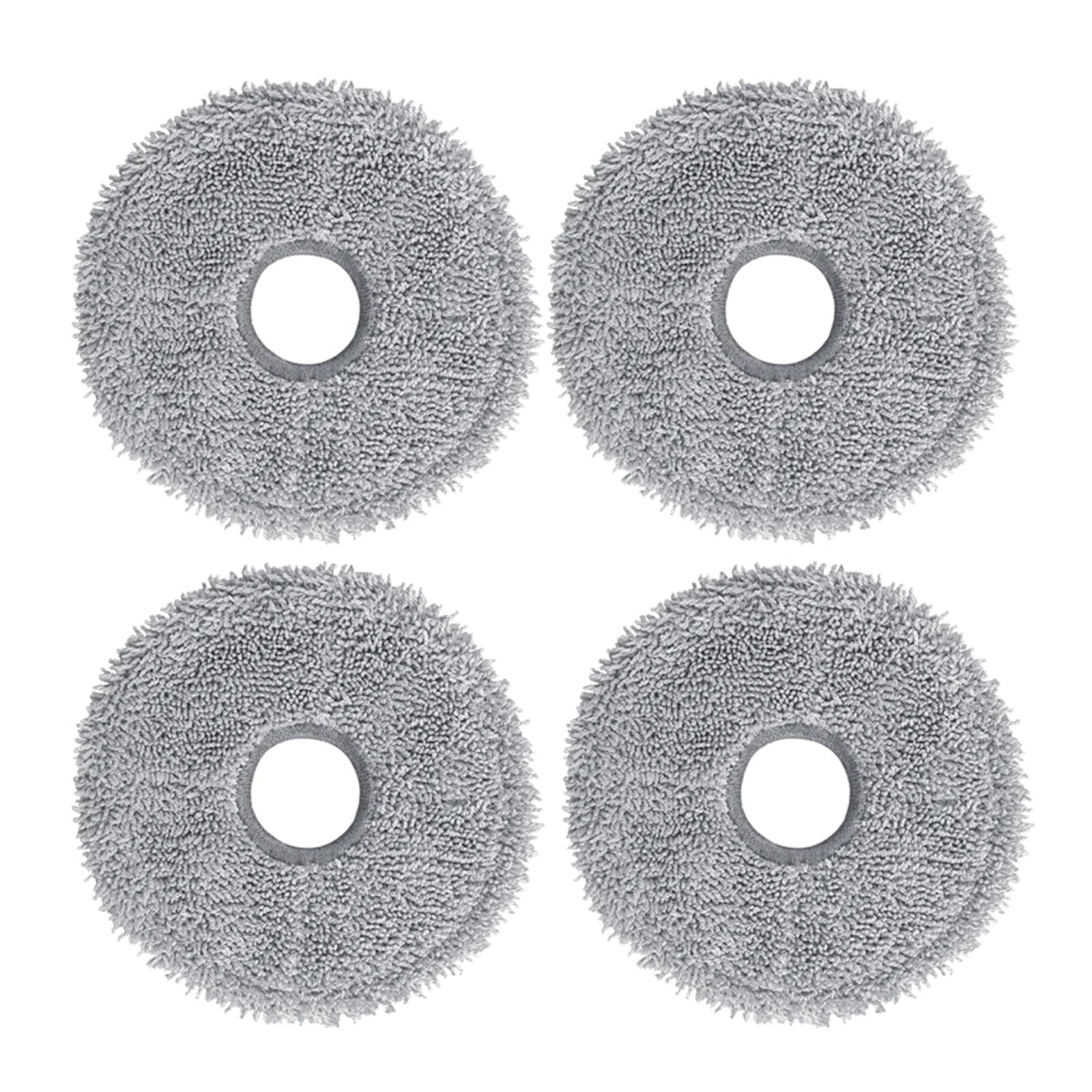 NUCBCULWP Mop Cloths,Compatible For Roborock，Compatible For Qrevo，Master/Slim/V20/P10S Pro Robot Vacuum Cleaner Parts Rag Pads Accessories(4PCS MOP)
