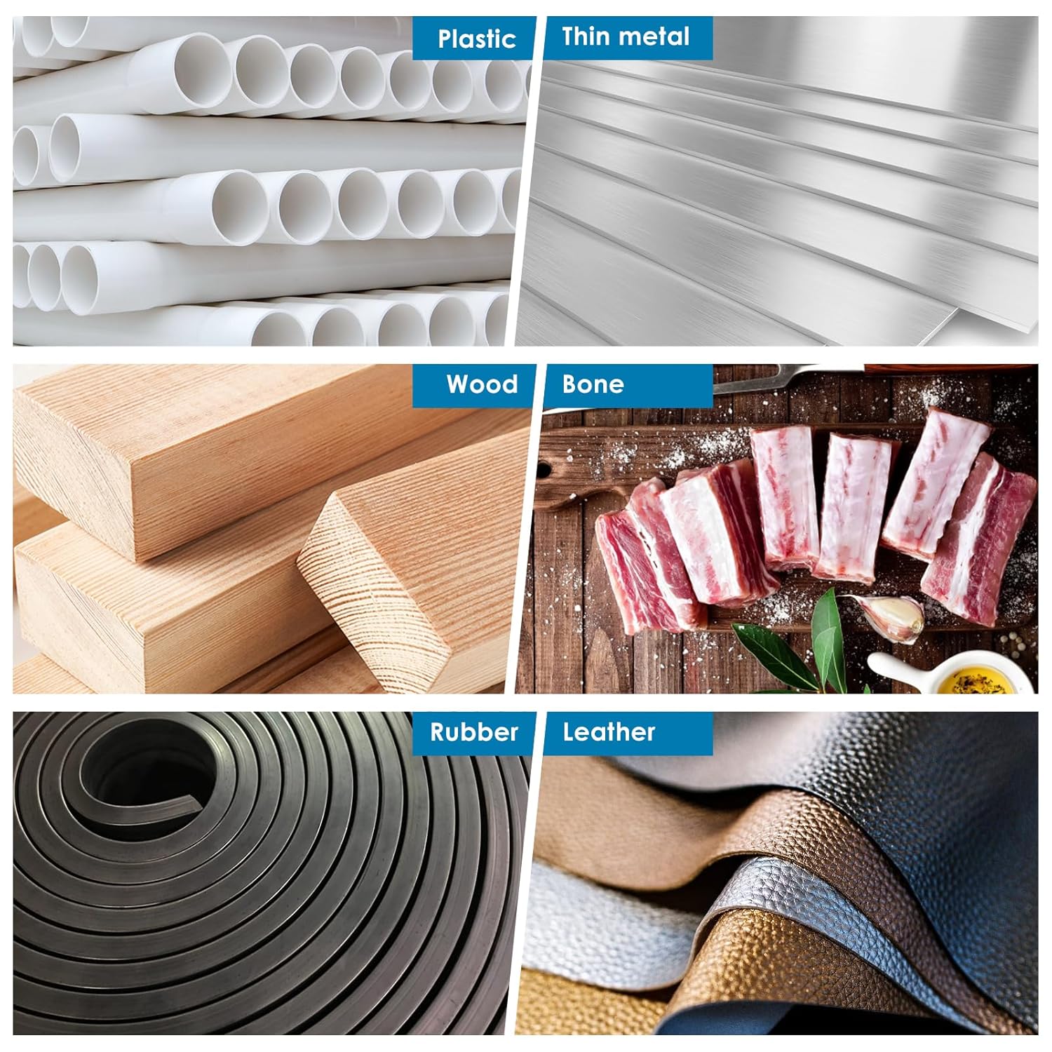 24Pcs Coping Saw Blades Set, 6-1/2-Inch Long Between Pins, Sturdy Wood Cutting Saw Blades Kit (15 TPI, 18 TPI, 24 TPI) High-Carbon Steel Pin End Scroll Saw Blade Assortment (24, 15/18/24)