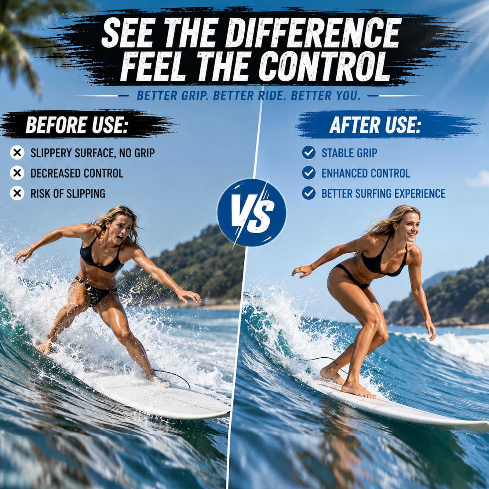 Surf Wax, Skiwachs, Surfboard Wax, Geeignet für Wasser, Surfing, Hoher Grip und rutschfest, Langlebig, Leicht Aufzutragen, Ideal für Surfbretter, Snowboard, 70g