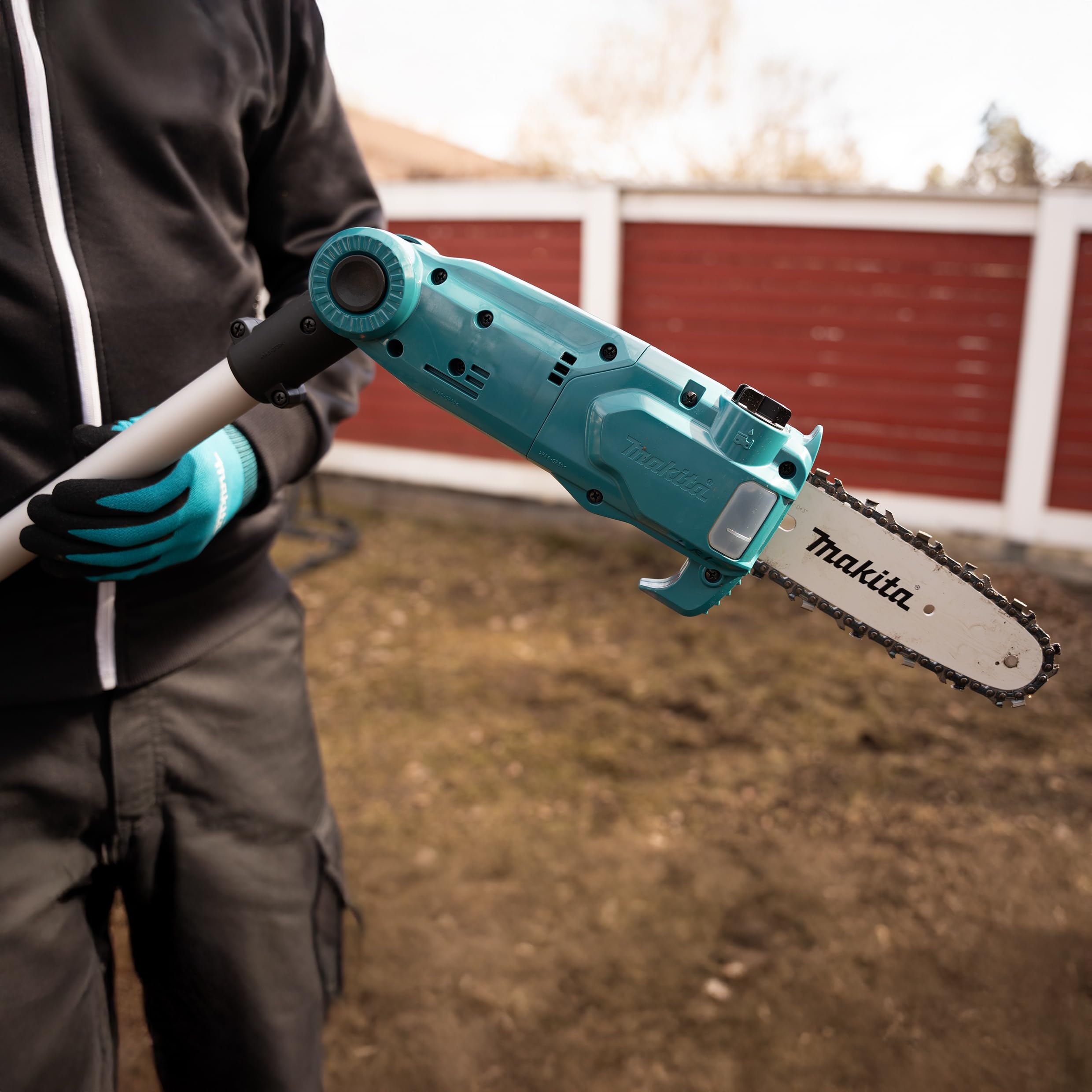 Makita DUA200Z 18V Li-ion LXT - Sierra de poste sin escobillas de 200 mm, baterías y cargador no incluidos