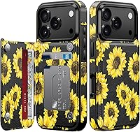 Vista 574 de LETO para iPhone 15 Pro Funda tipo cartera - Tapa tipo folio con patada - Diseños de moda - Tarjetero - Funda protectora para mujeres y niñas - 6.1