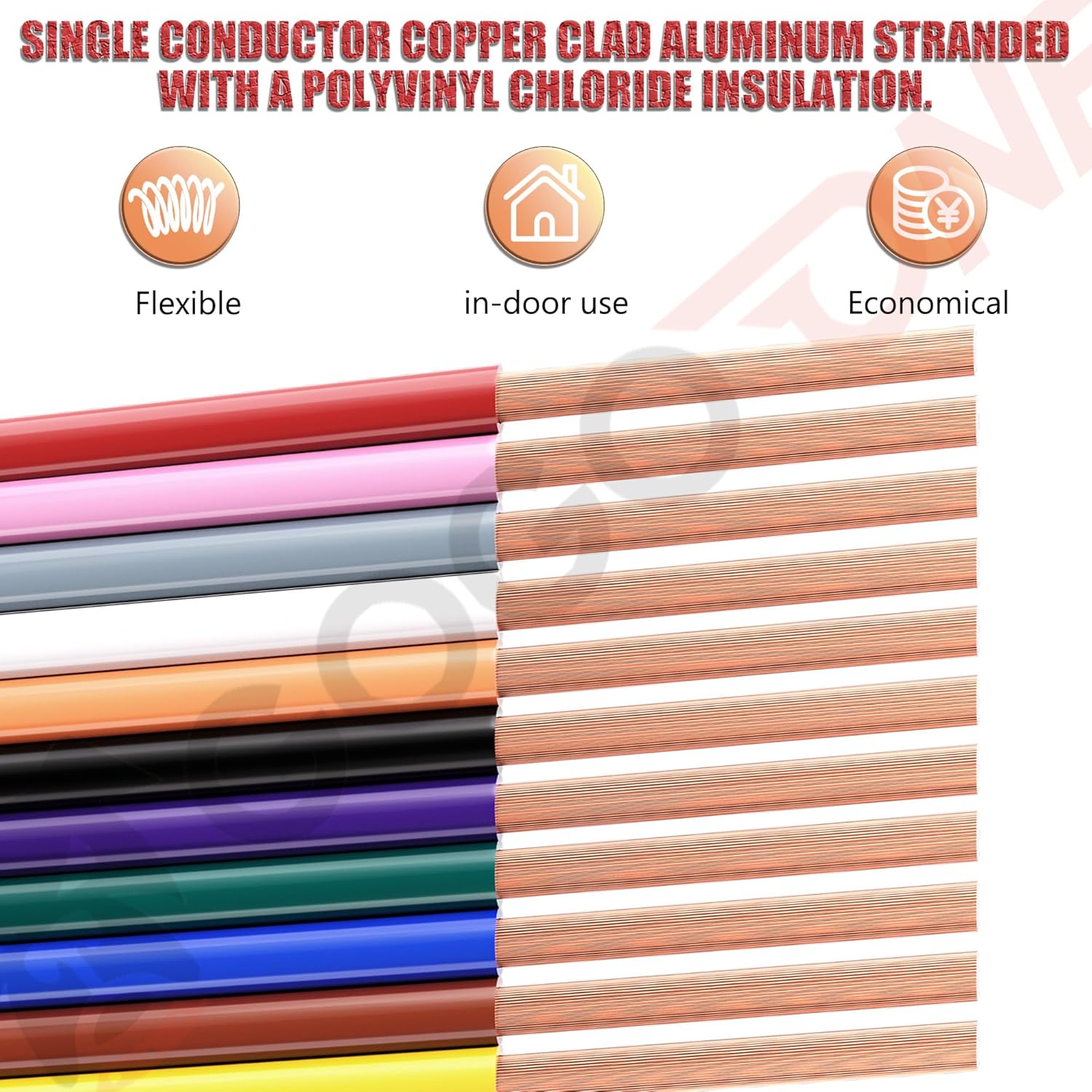 11x Rolls Enough14 Gauge Automotive Primary Wire Spool SAE J1128 Electrical Wire CCA for RV Camper Towing Wiring Car Stereo Audio Low Voltage Trailer Harness Hookup Wiring (1100FT Total)