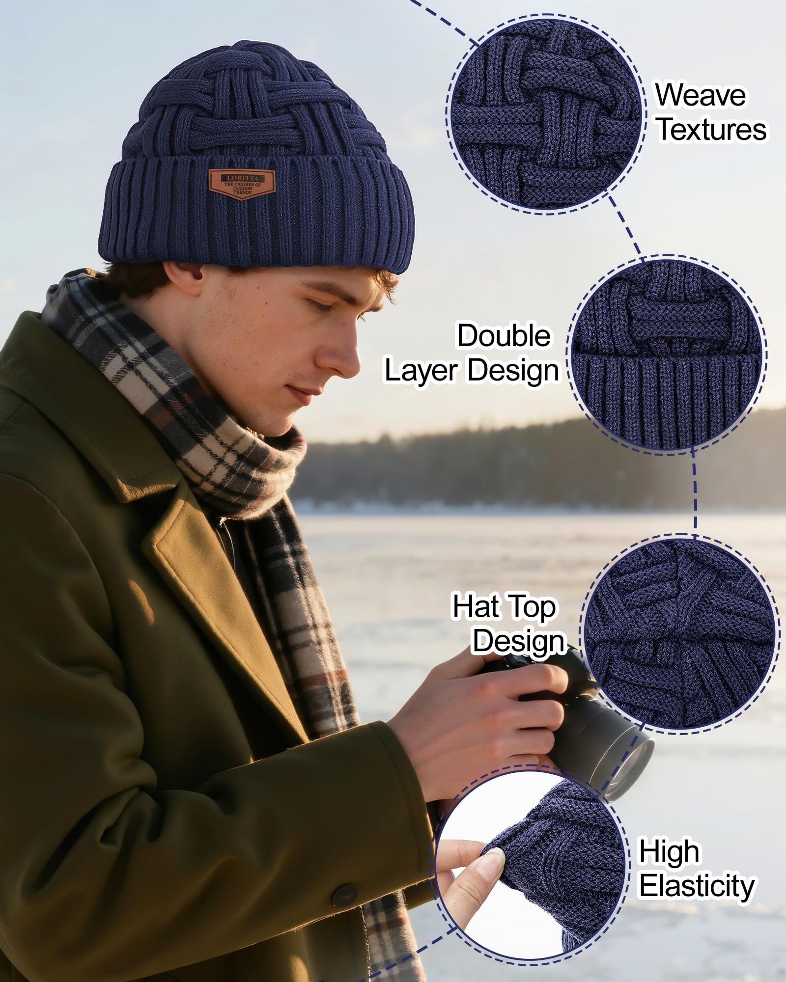 Loritta Winter Beanie Moderno/Equipada Hombre