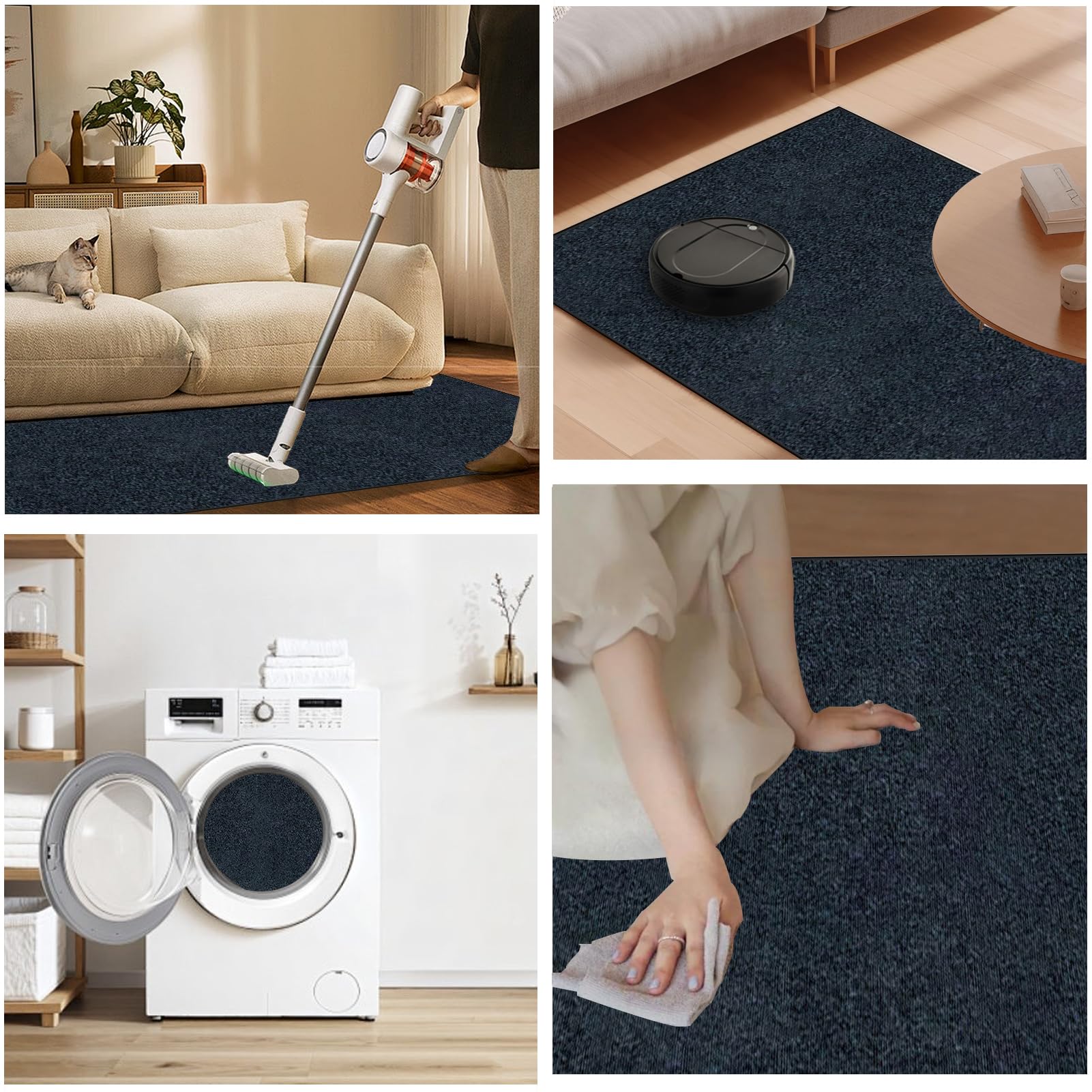 Tapis Chaise Gaming Antidérapant, 200 x 300 cm Tapis Chaise de Bureau, Tapis Protection Sol Chaise Bureau, Tapis de Sol pour Bureau Plancher de Bois, Tapis de Protection en carrelage