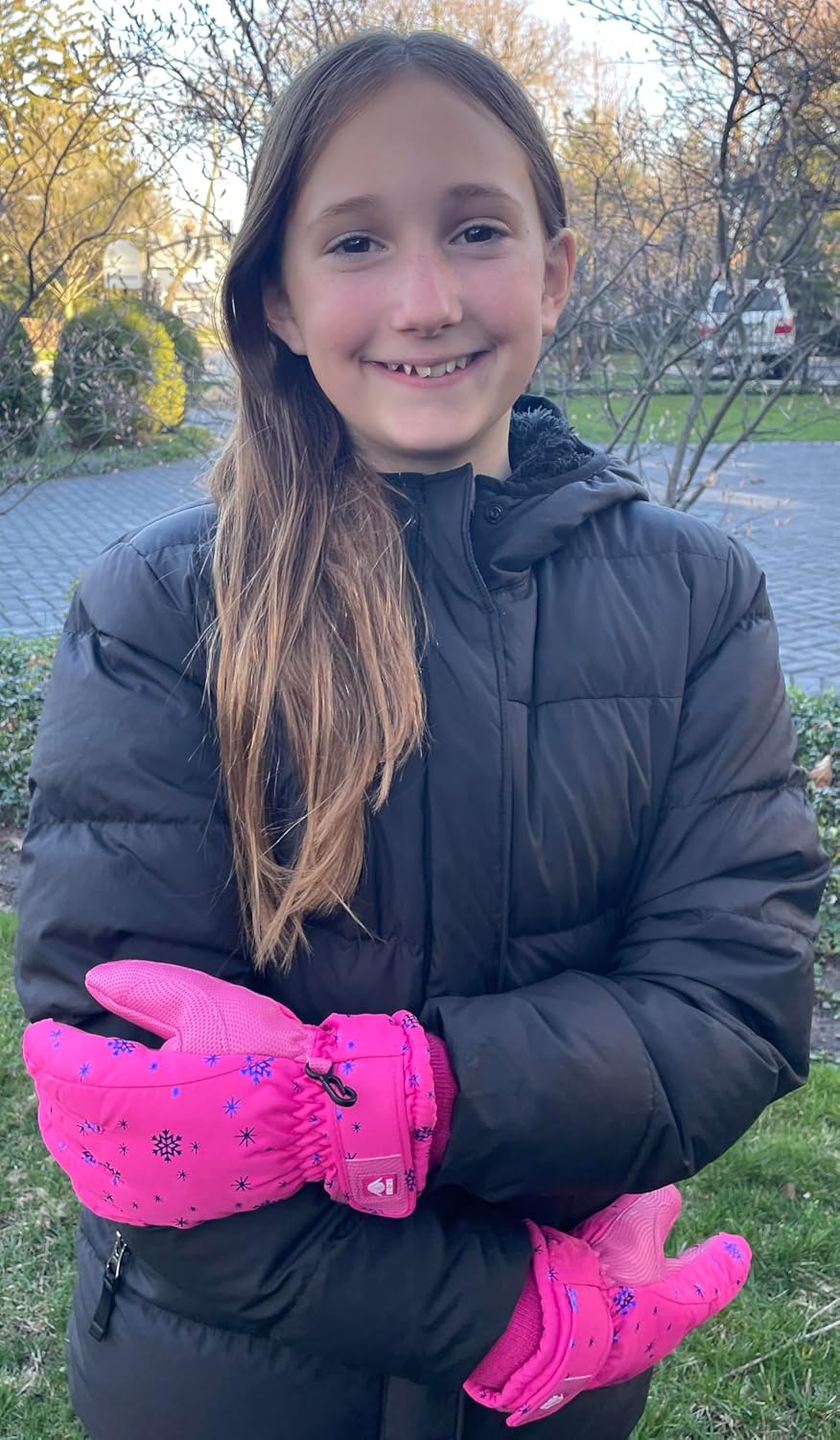 N'Ice Caps Kids Waterproof Winter Thinsulate Warm Gloves - Image 2