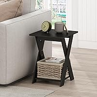 Vista 14 de FURINNO - Mesita auxiliar de diseño sencillo