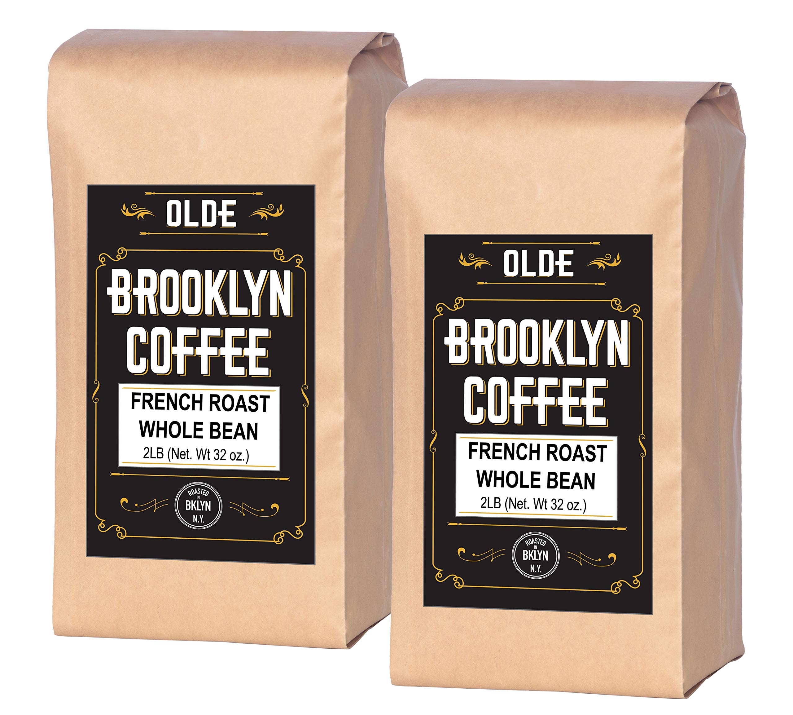 Coffee Beans Whole Bean Coffee, French Roast, Gourmet Coffee, World Strongest Coffee, 2 Pound (2lb) Pack of 2