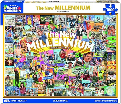 Miniatura 2 de White Mountain Puzzles The New Millennium - Rompecabezas de 1000 piezas