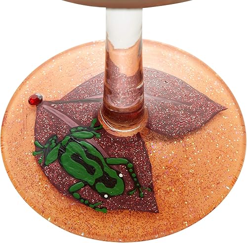 Miniatura 4 de Enesco Designs by Lolita Rainforest Terrarium Copa Artisan - Vaso de cóctel artesanal, 24 onzas, multicolor