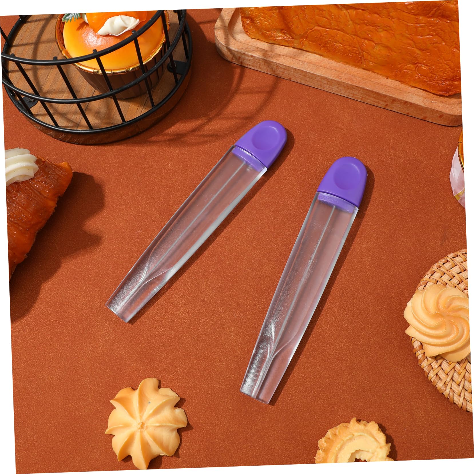 4 Pièces broche de test de cuisson Aiguille de test de cuisson Pique à gâteau en acier inoxydable ustensiles pour faire du pain testeur de gâteau de cuisson Métal