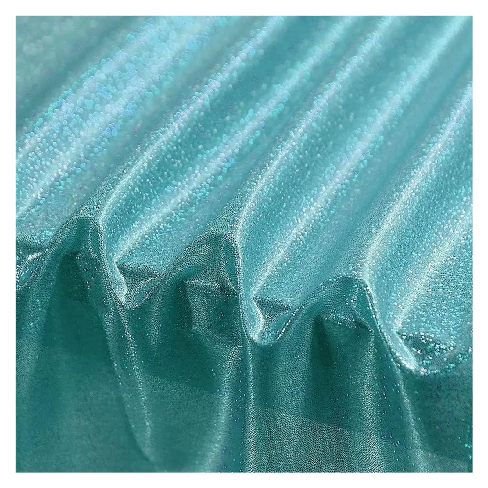 EKalgretrA Sequin Tablecloth Glitter Sequin Wedding Table Cloth Rectangular Cover Tablecloth for Party Home Decoration(Blue,150x180cm)