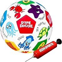 Vista 15 de Crayola Balón de fútbol oficial - Unisex Niños - CRAY302BL Zoo Animal Talla 5