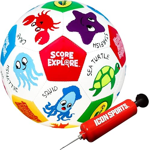 Miniatura 15 de Crayola Balón de fútbol oficial - Unisex Niños - CRAY302BL Zoo Animal Talla 5