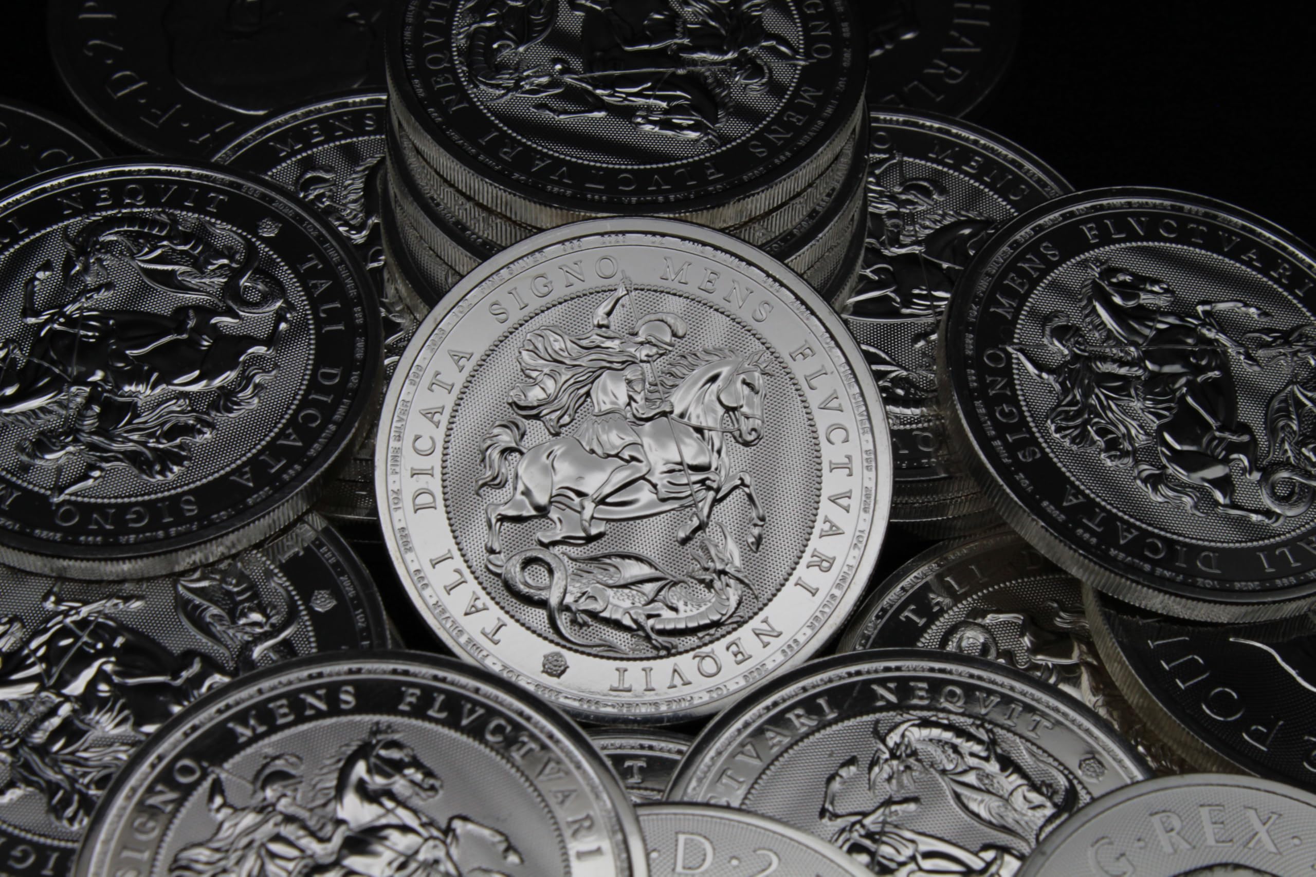 2026-1 oz Great Britain Silver Saint George and the Dragon £2
