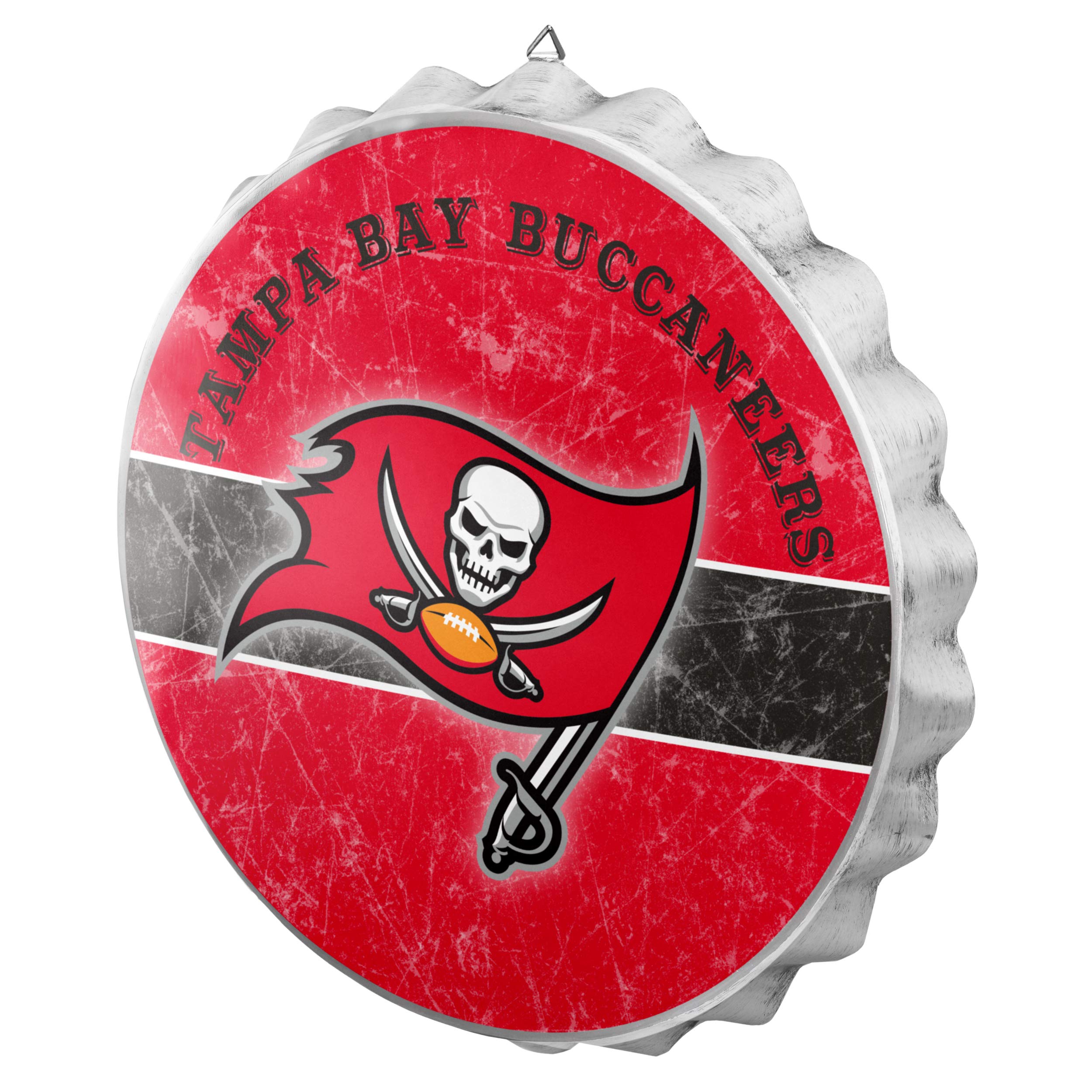 Tampa Bay Buccaneers NFL Bottle Cap Wall Sign