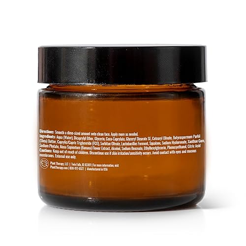 Miniatura 7 de Plant Therapy Crema facial hidratante de 2 onzas de manteca de karité, aceite de coco fraccionado, escualano, ácido hialurónico, suaviza la