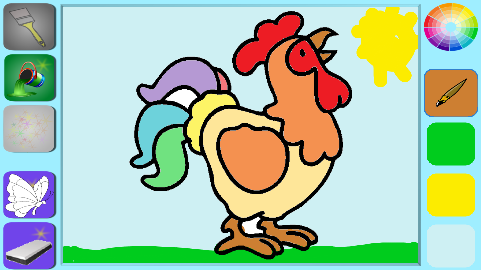 Aplicación Bebe Pinta app para colorear en Amazon Appstore