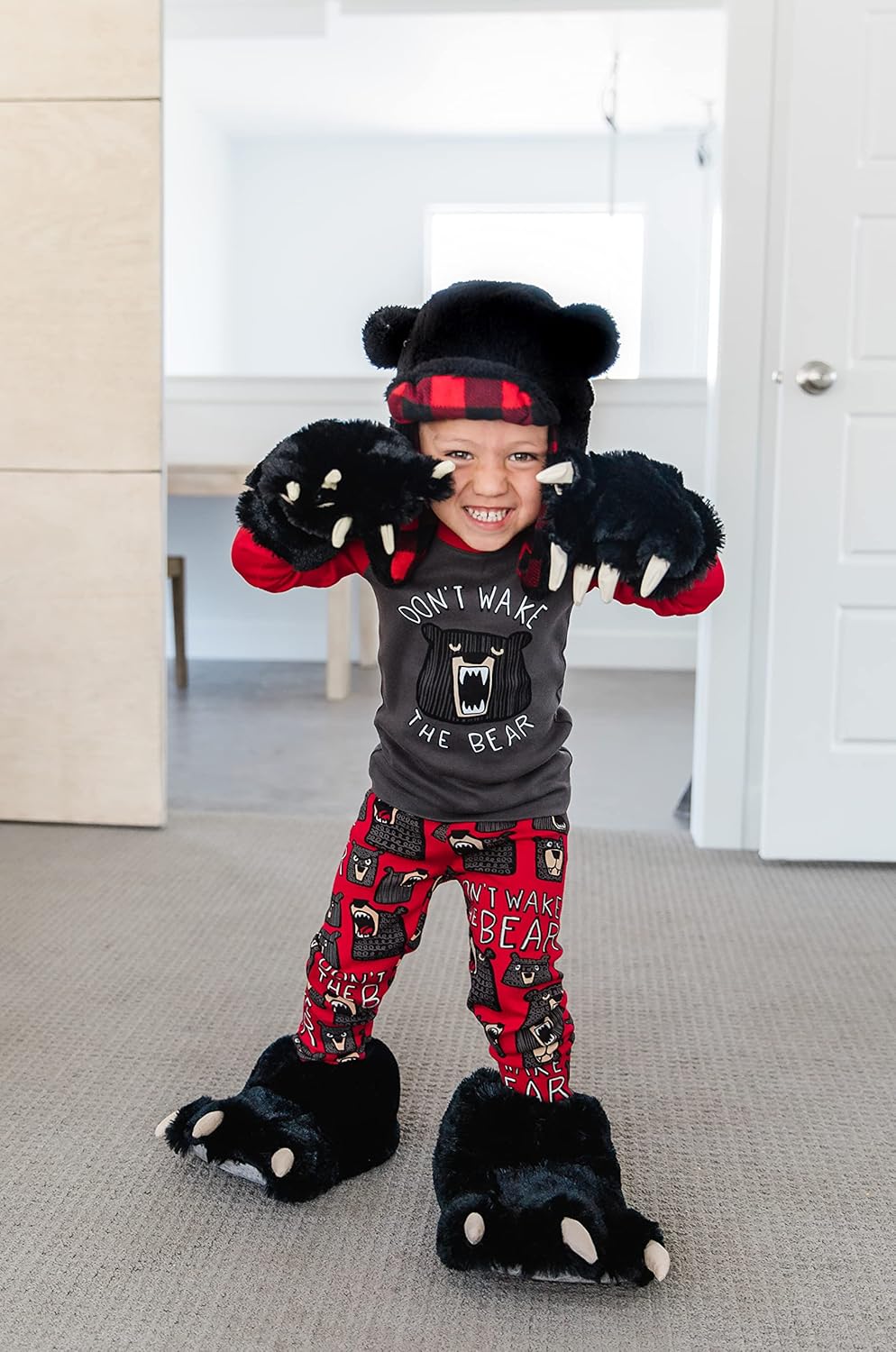 Lazy One Critter Cap Hat for Kids, Fun, Cold-Weather, Animal Hats, Cute, Warm, Winter, Cozy, Ear Covers - Image 4