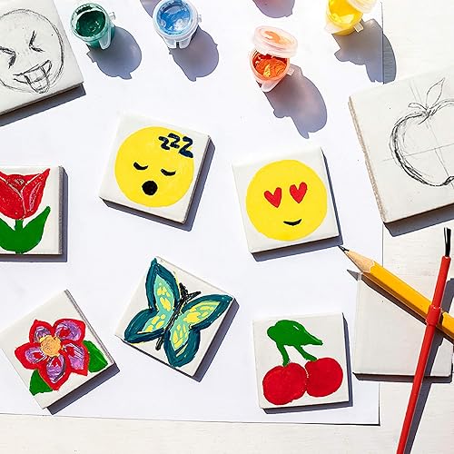 Miniatura 7 de Creative Kids Arte magnético de mini azulejos haz tus propios 10 imanes de nevera
