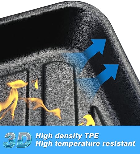 Vista 116 de Powerty Alfombrilla de maletero para Honda Pilot 2016-2021 2022, alfombrillas de carga TPE para todo tipo de clima, forro de carga para asiento