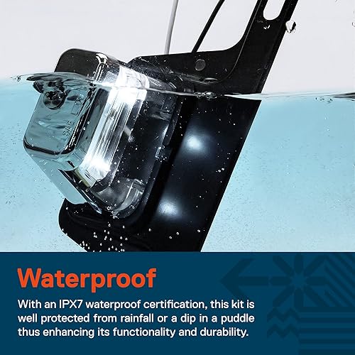 Miniatura 4 de OLS, luces LED para la placa patente de remolques con soporte con certificación SAEDOT impermeable resistente. Luces para números de placas patentes