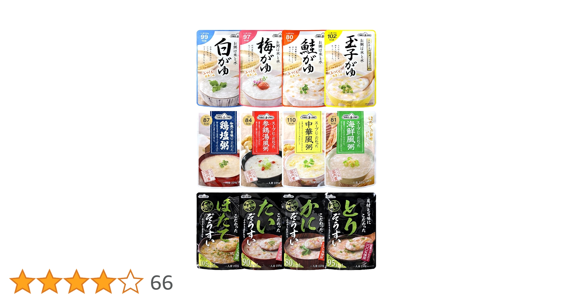 Amazon | お粥 雑炊 12種類 セット レトルト 常温 テーブル