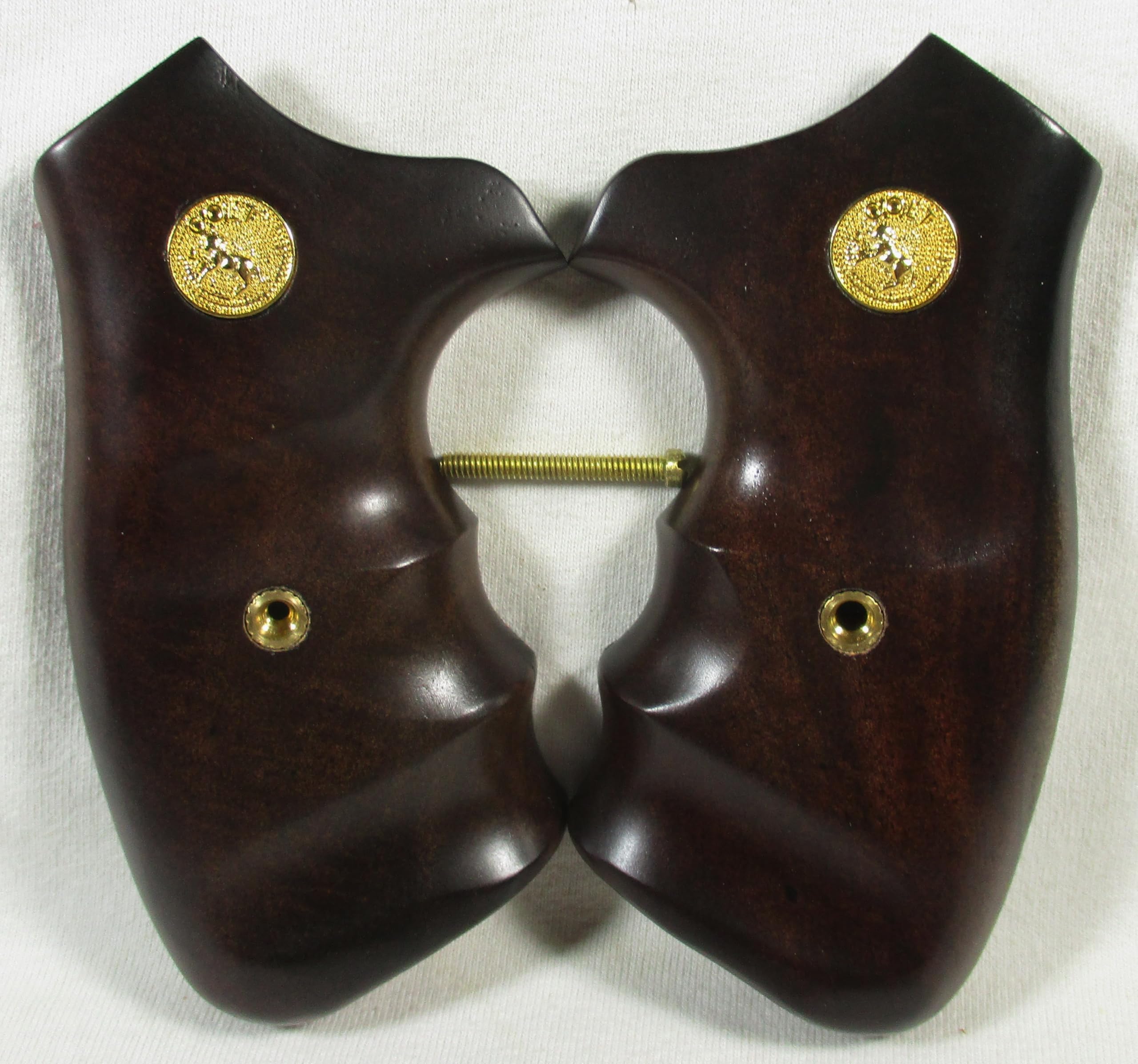 Wood Grips for Colt Detective D Frame, Short Square Butt, NEW