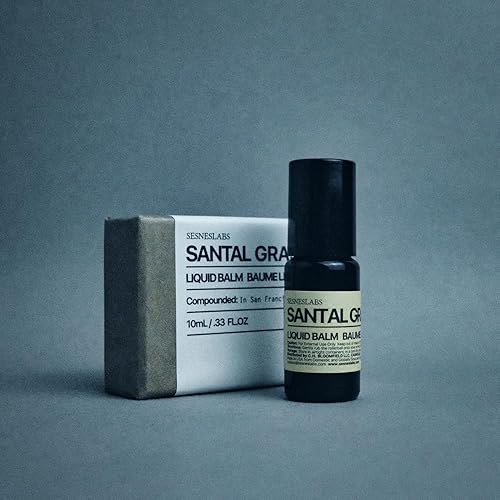 Miniatura 5 de Santal Grass Roll-On, perfume, sin alcohol, marcador olfativo, aroma de nicho, eucalipto, papiro, cardamomo, mezcla de aceites esenciales de
