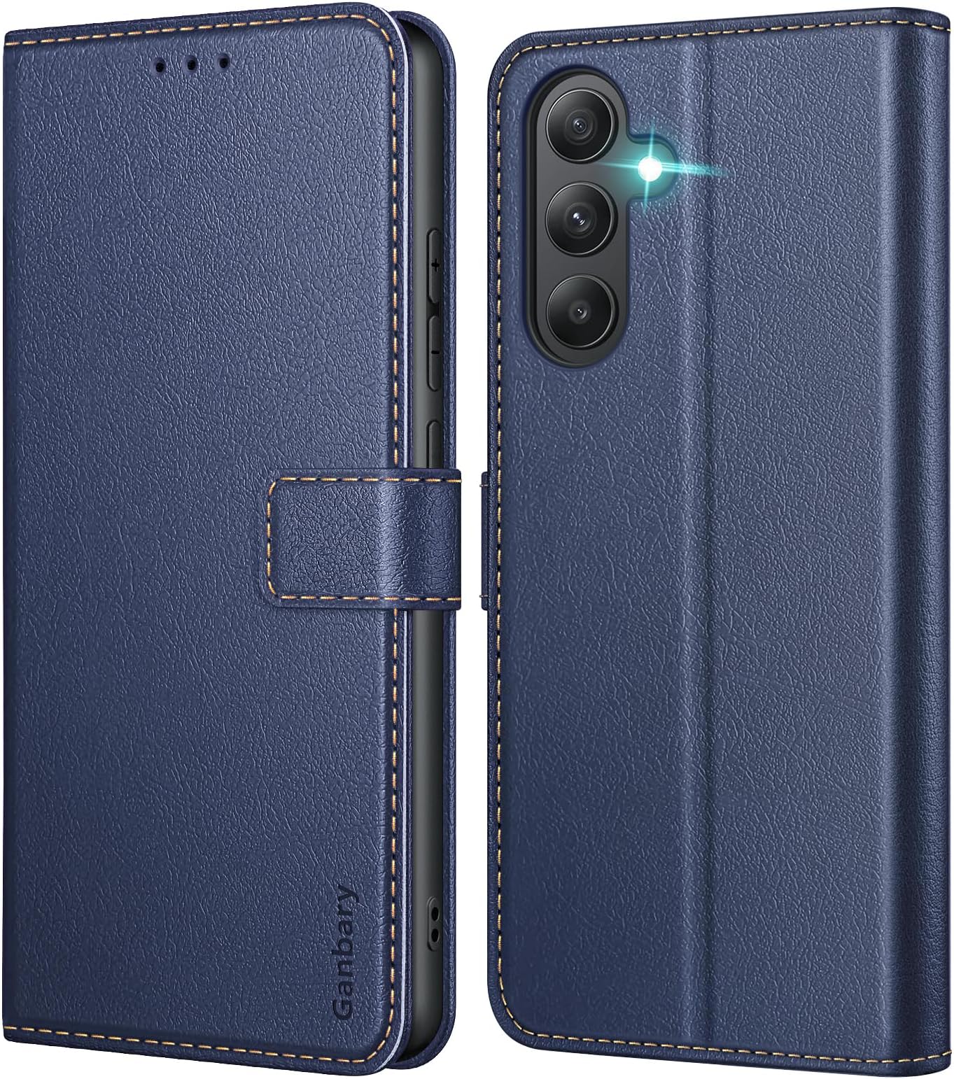 Ganbary Leder Klapphülle Für Sony Xperia 10 IV – Mit Kartenschlitzen, Magnetverschluss & Standfunktion