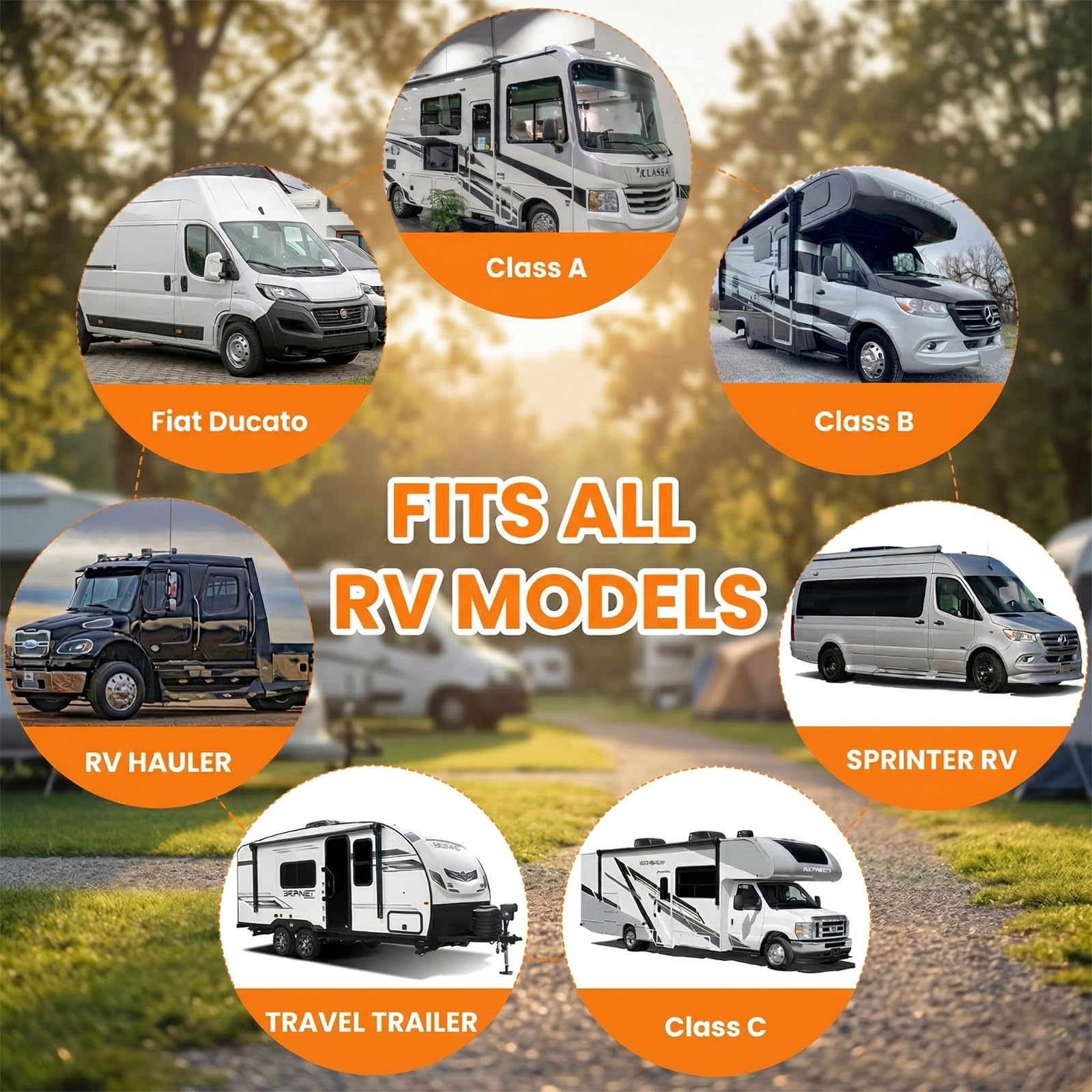 Copertura Superiore per Camper e Caravan, Telo Tetto Impermeabile 420D Oxford Waterproof, Tessuto Traspirante Anti-UV e Antigrandine, Universale,Grigio,16.4'Lx9.8'W(5x3m)