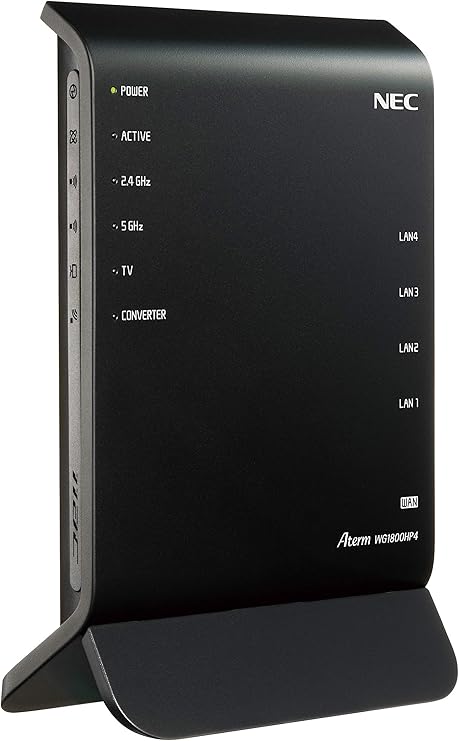 Amazon Co Jp Nec Aterm Wireless Lan Wi Fi Router Ac1800 11ac Compatible 1300 450mbps Wg1800hp4 Pa Wg1800hp4 Computers