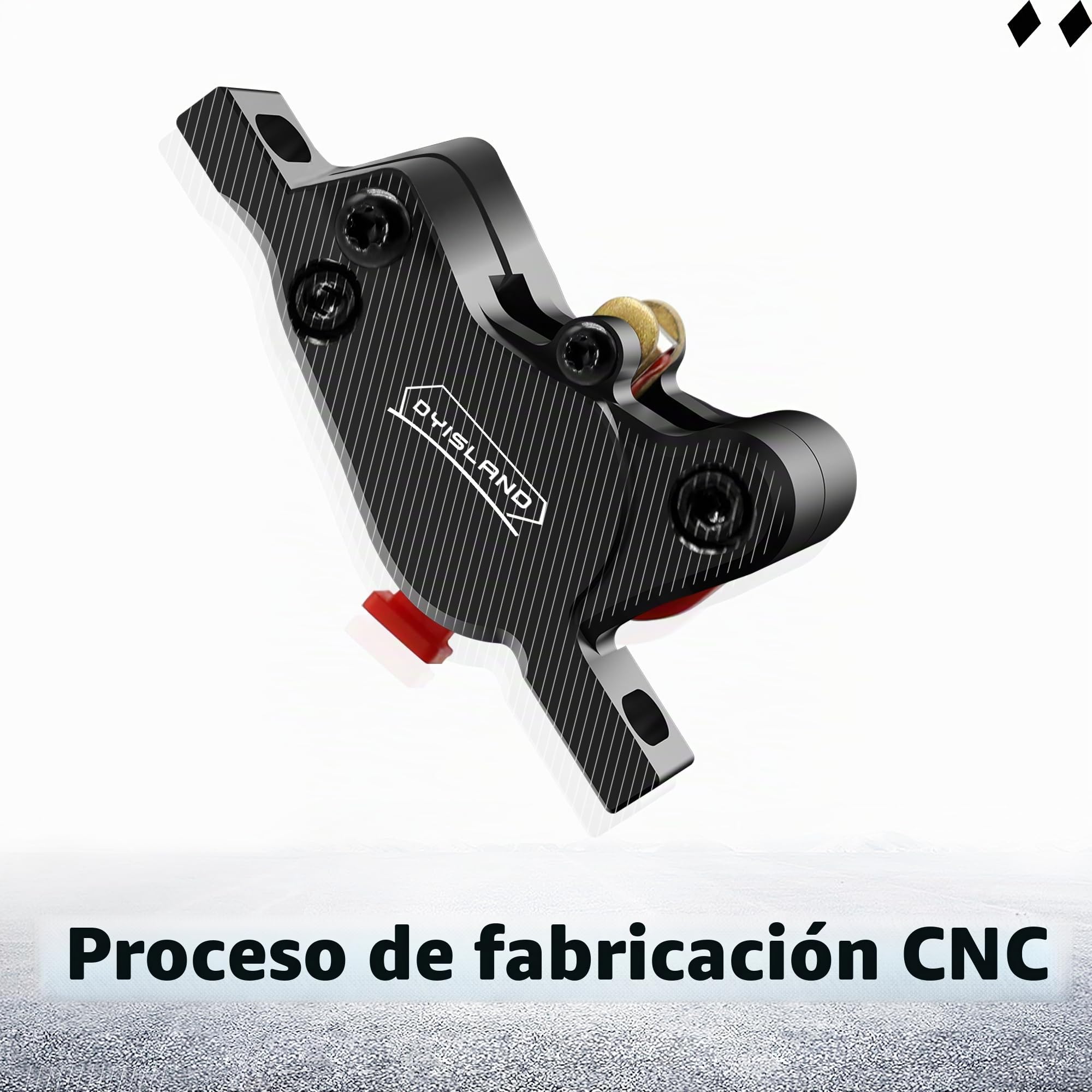 LD-200 Juego de Frenos de Disco hidráulico de 2 pistones para Bicicleta eléctrica, Kit de Freno hidráulico de 2 Pines