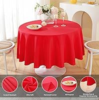 Vista 2 de Craft & Party, mantel de poliéster redondo, 120 in