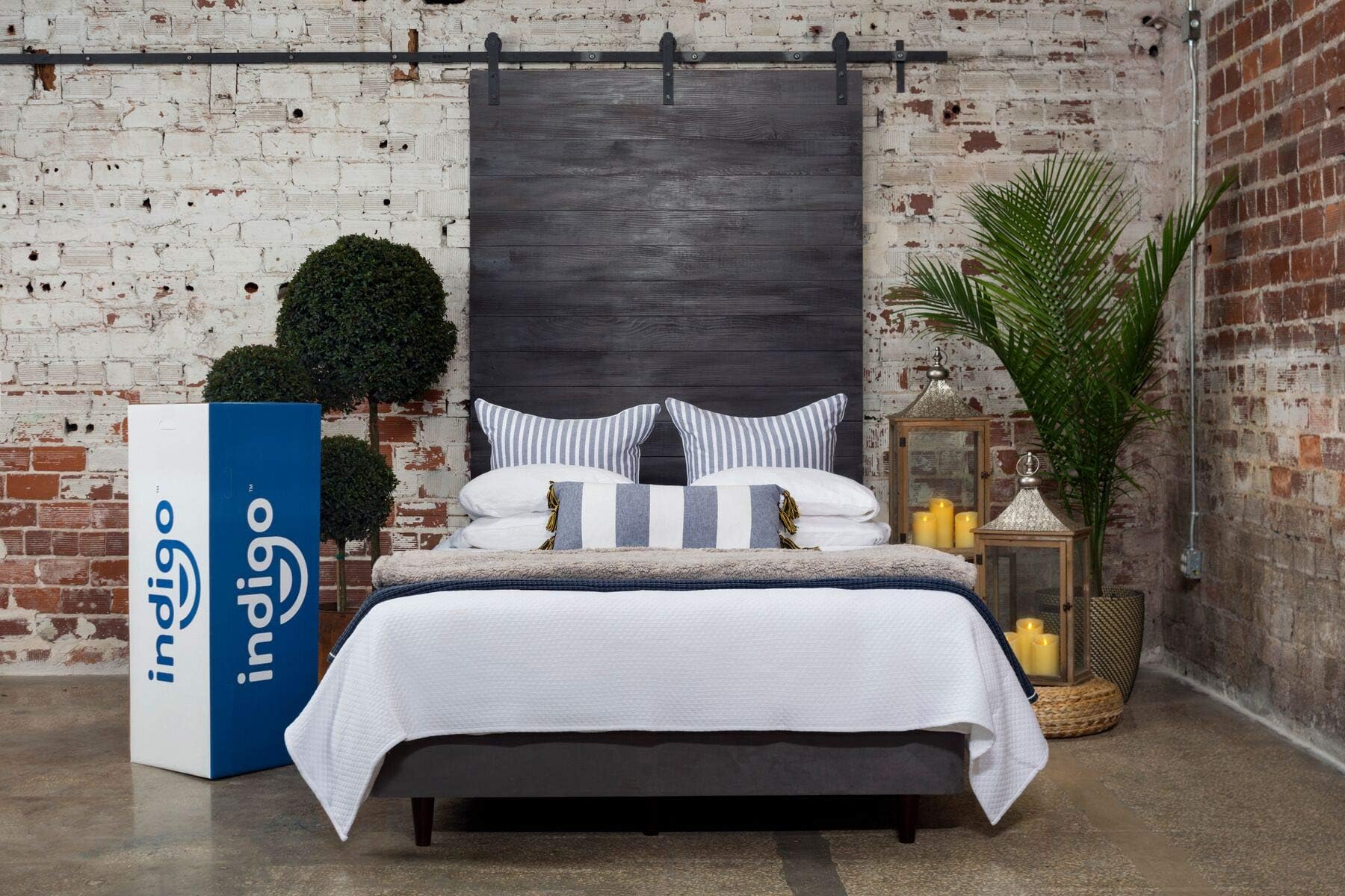 Indigo Sleep Customizable King Mattress, Classic Firm, More Supportive and Cooler Gel Memory Foam Sleep Experience for Couples, Custom Comfort, CertiPUR-US, Non-Toxic, Patented Clean Design