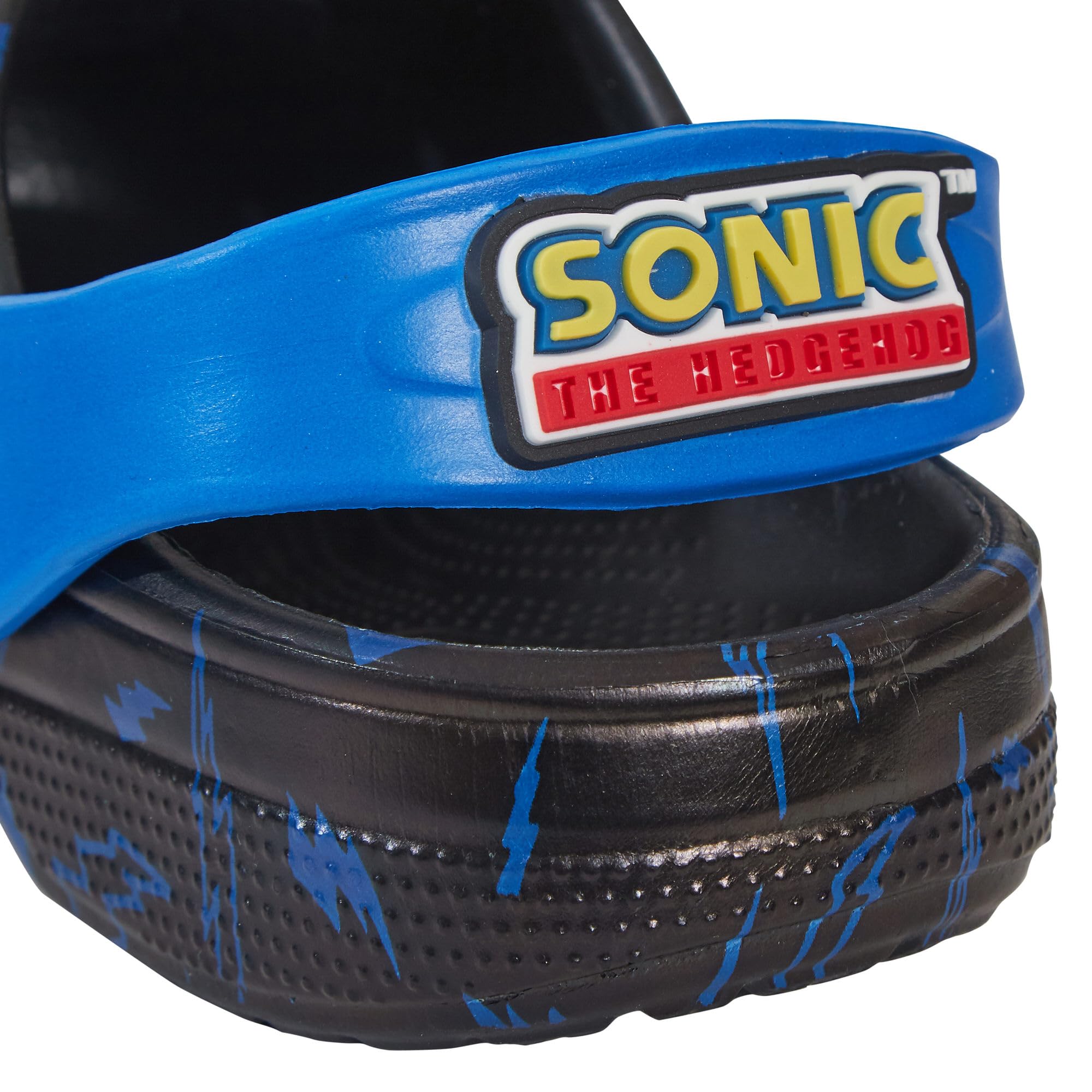 Sonic The Hedgehog Zuecos Charms niños niñas Sandalias niños Verano Sandalias con Correa en el Tobillo Zapatos de Playa