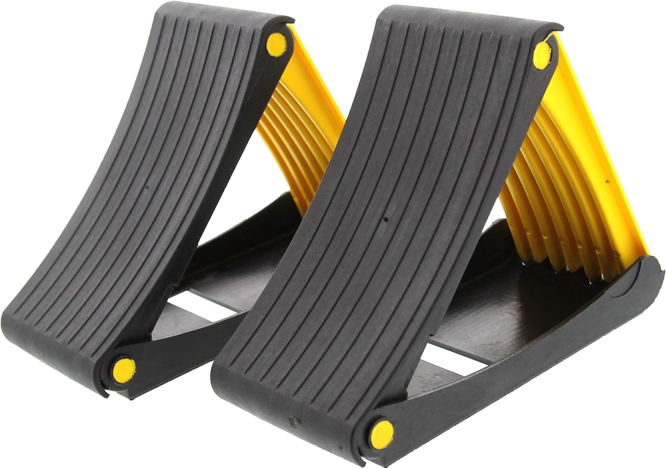 Race-DrivenHeavy Duty Plastic Folding Wheel Chock ATV UTV Trailer Camper
