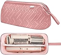 Vista 10 de Leudes Bolsa de viaje para herramientas para el cabello, estuche de transporte portátil de tiburón Flexstyle, estuche para secadora de pelo de Verde