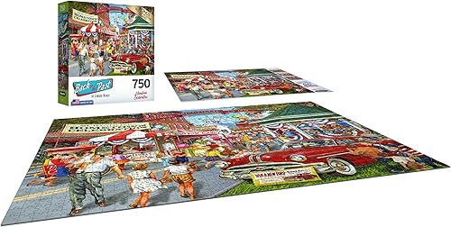 Miniatura 3 de RoseArt - Volver al pasado - Celebración de la ciudad natal - Rompecabezas de 750 piezas para adultos