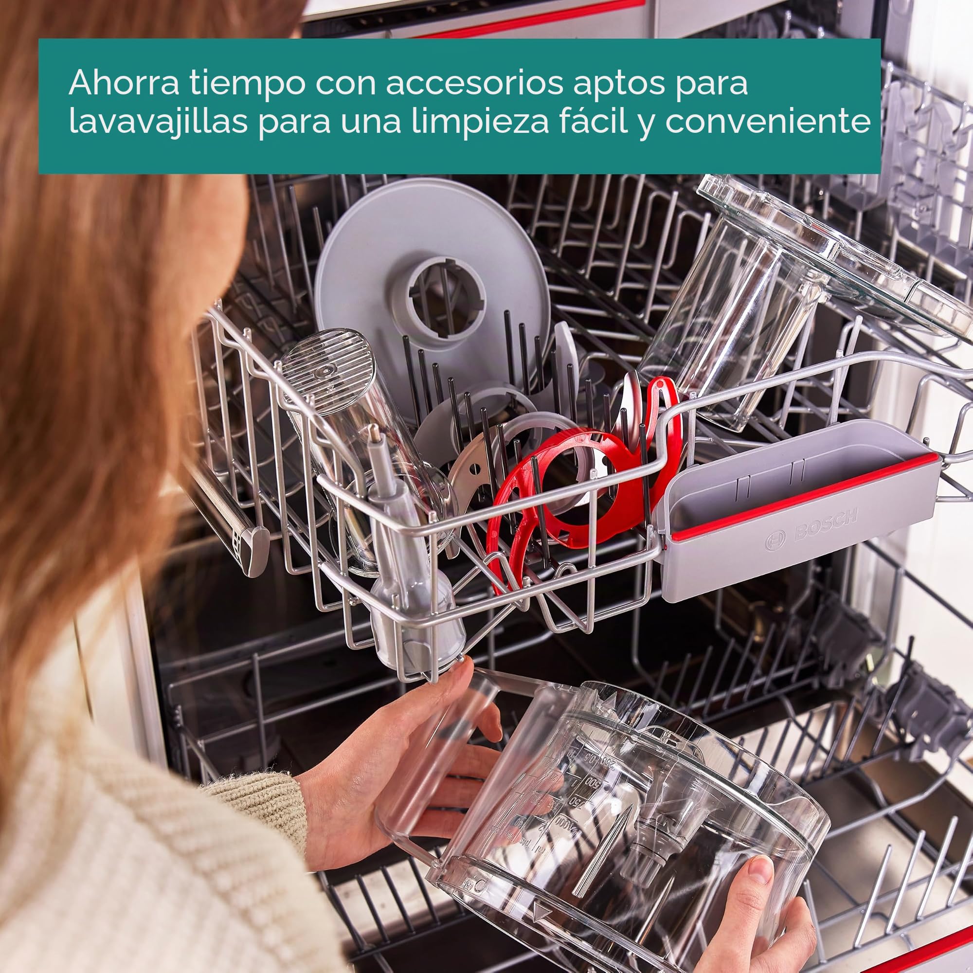 Bosch MultiTalent 3 MCM3100WGB Compact 700W - Procesador de alimentos, color blanco