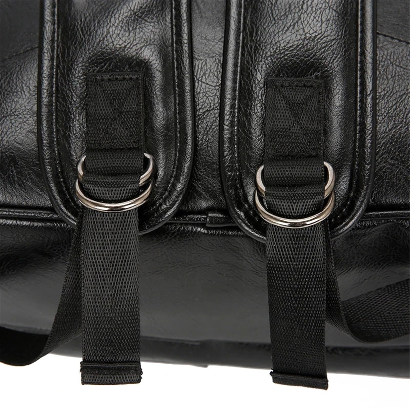 Zaino Uomo Pelle Antifurto Zaino in pelle da uomo casual | Borse a tracolla da uomo semplici for il tempo libero in pelle di pecora da viaggio for giovani di grande capacità(Brown)