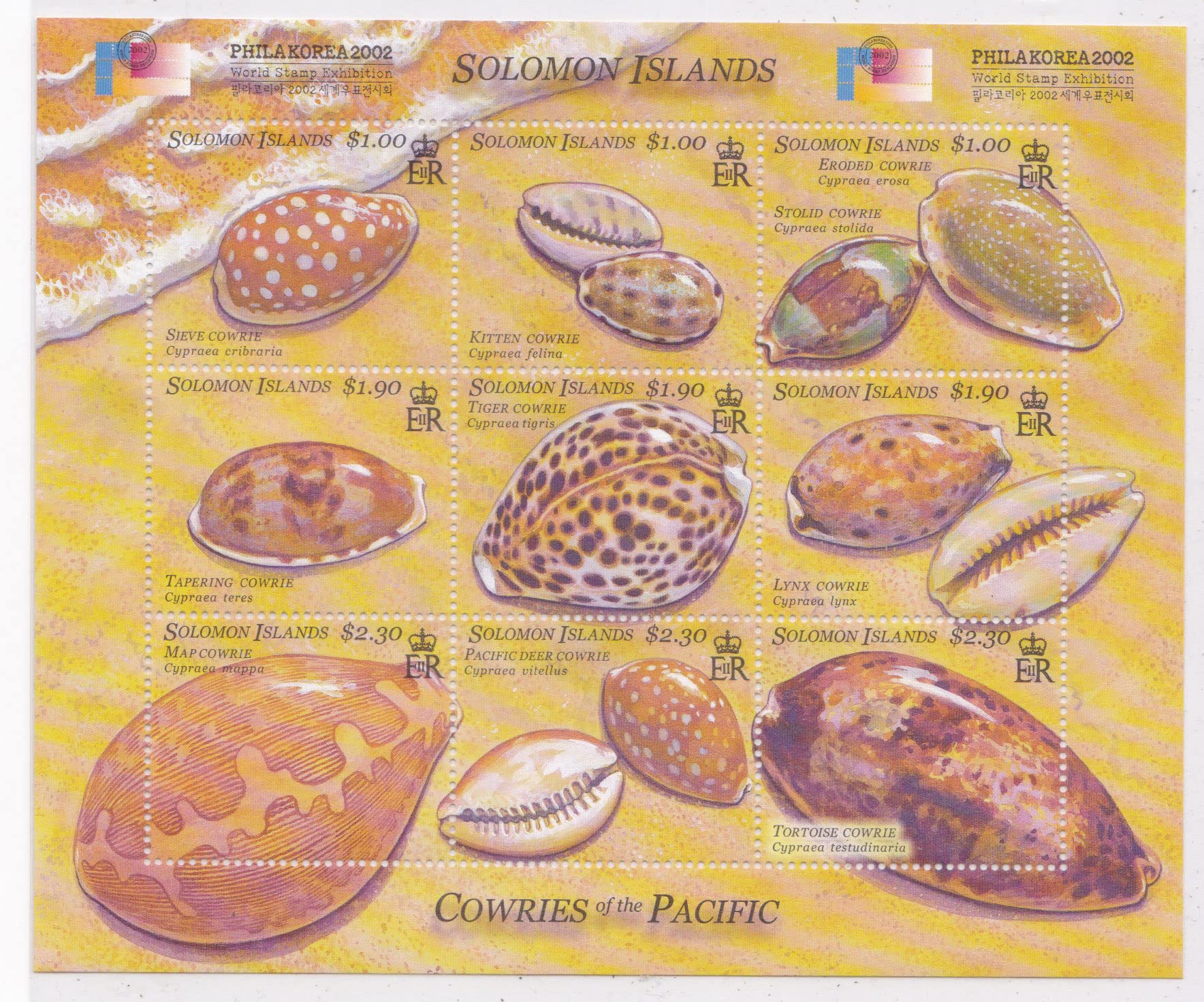 Cowries of The Pacific Marine Life Theme Miniature Sheet Stamps from Solomon Islands (B09M7FFN4Y) Amazon Price History, Amazon Price Tracker