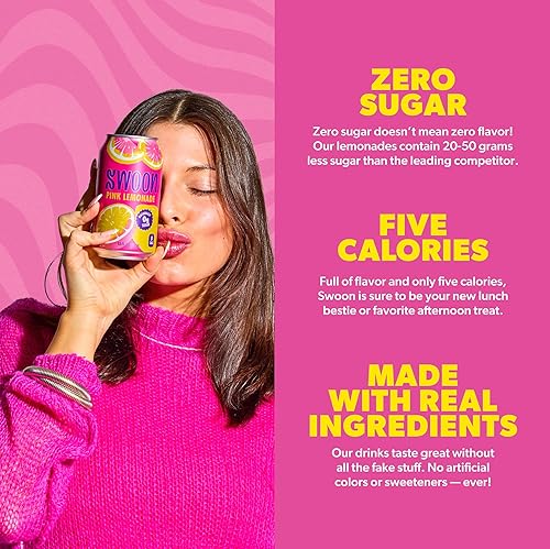Miniatura 7 de Swoon Paquete variado de limonada, bebida keto baja en carbohidratos, apta para paleo y sin gluten, bebidas sin azúcar, hechas con concentrado de