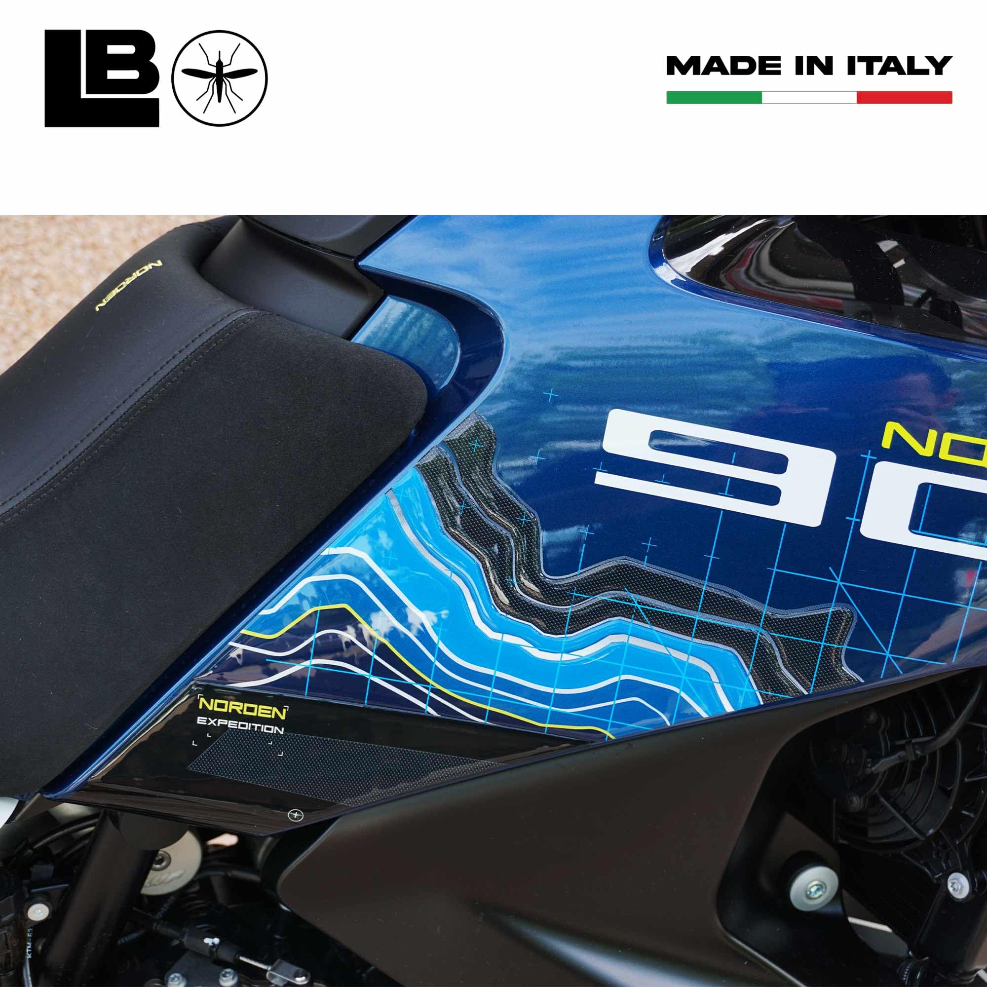 labelbike - Naklejki żywiczne 3D Osłony Zbiornika Motocykla kompatybilne z Husqvarna Norden 901 Expedition 2023
