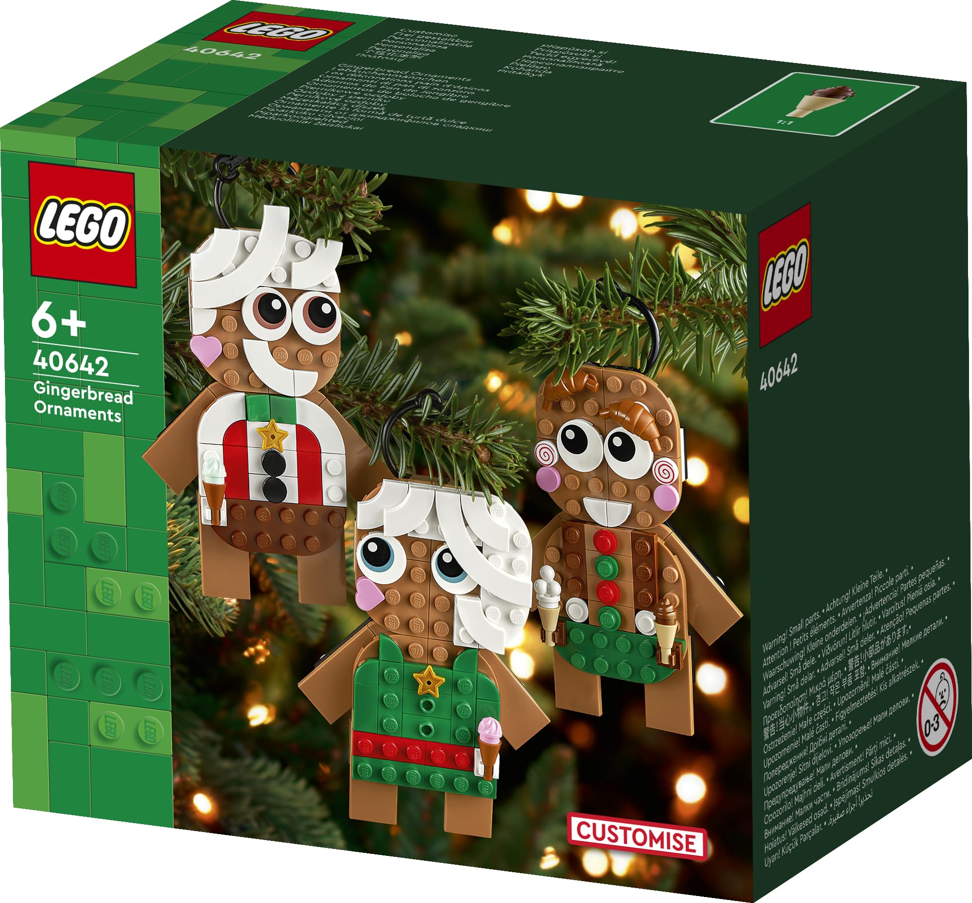 Amazon.com: LEGO 40642 Iconic Lebkuchenmännchen : Toys & Games