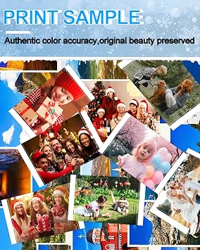 NineLeaf Compatible for Canon Selphy CP1500 Ink and Photo Paper KP-108IN