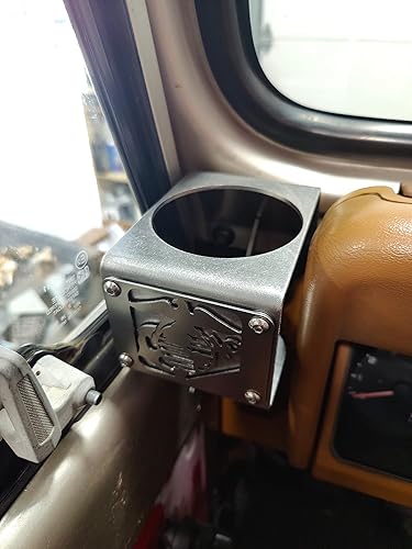 Miniatura 6 de Dog Fox Industries USMC - Portavasos para Jeep Wrangler YJ 1976-1995 (par)