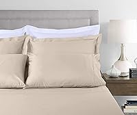 Vista 2 de Threadmill Juego de sábanas 100% algodón para bolsillo profundo, suave, resistente a la decoloración, 500 hilos, juego de sábanas de 4 piezas