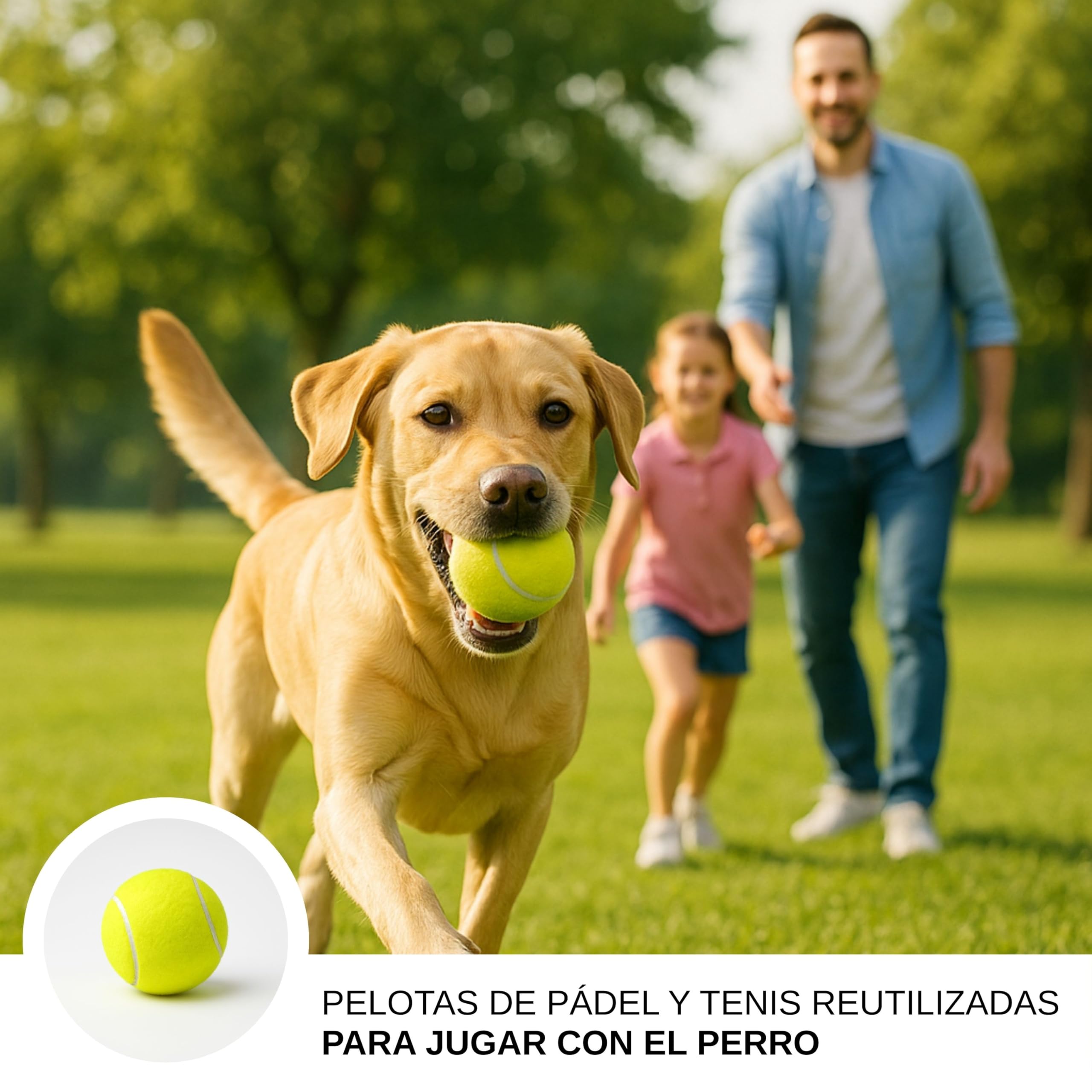 Bolas de pádel y tenis recicladas – 72 unidades – Bolas de pádel y tenis para entrenamiento y perros – Ideal para jugar, deporte y secadora