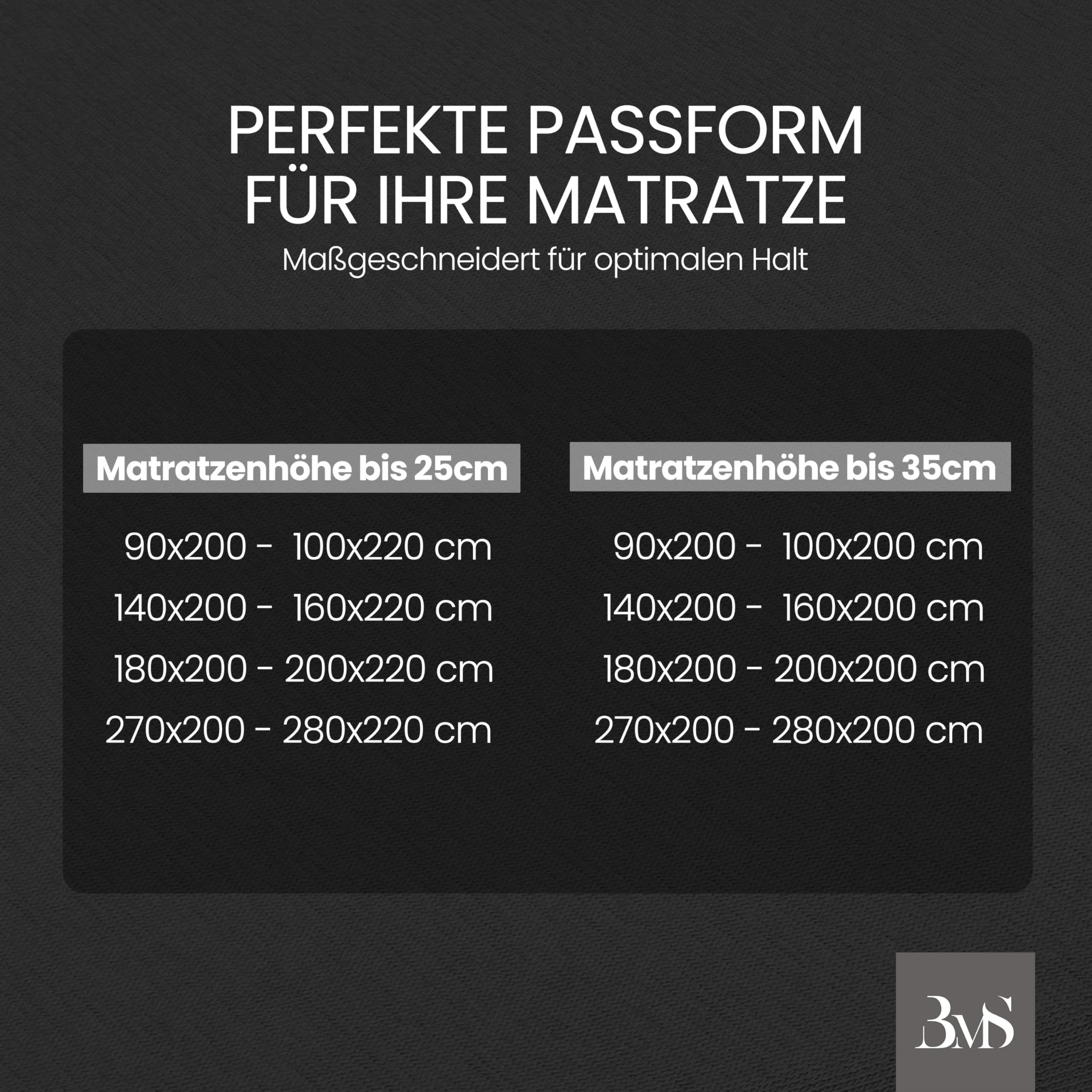 Bettwaesche-mit-Stil Familienbett Spannbettlaken Jersey Spannlaken Spannbetttuch (270x200-280x200 cm, Matratzenhöhe bis 35cm, Anthrazit) Gewicht: 180g/m², 90% Baumwolle 10% Elasthan